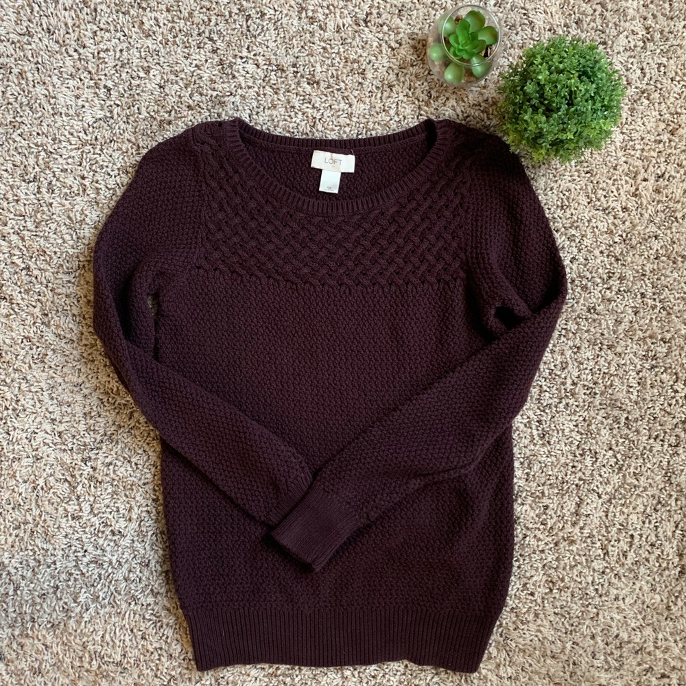 Loft Purple Sweater